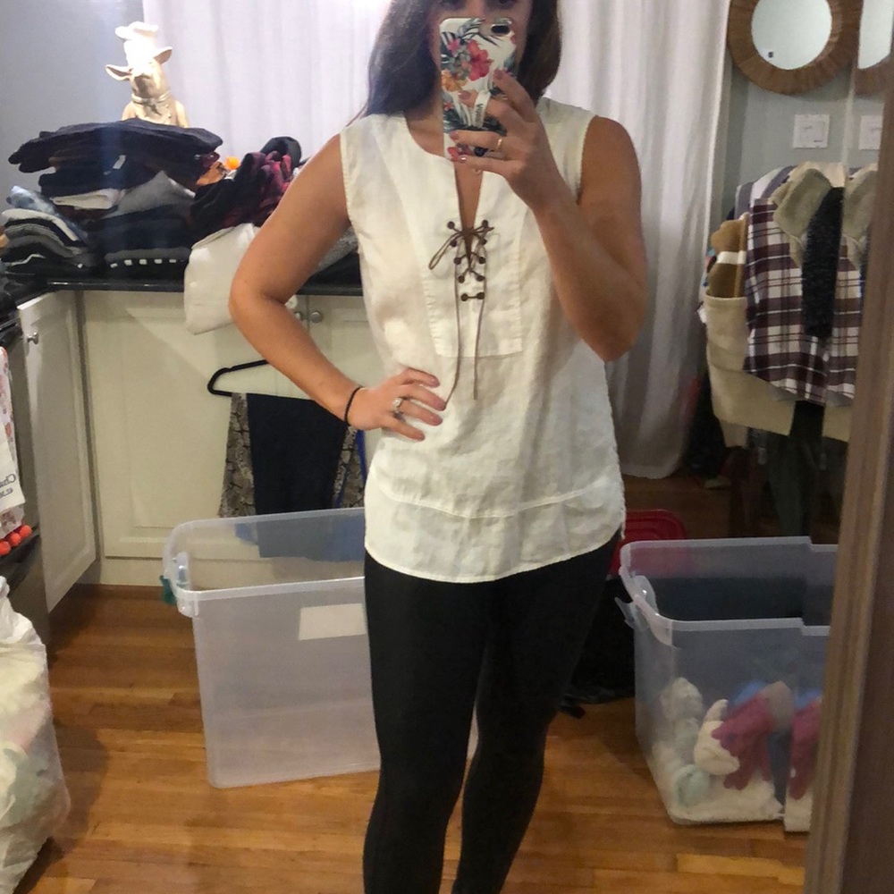Linen tank